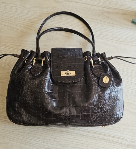 Leather handbag sac a main - leather,