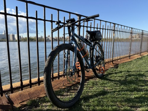 Surly ogre gravel bike blue - bike,