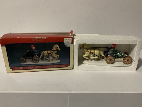 Horse wagon lemax old - &,