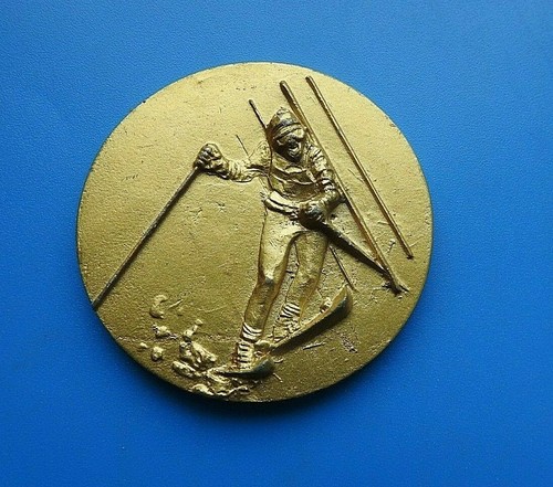 5048 jolie médaille ski - #5048#,