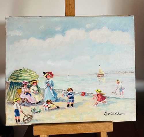 Marina sedrac huile sur toile - sedrac,