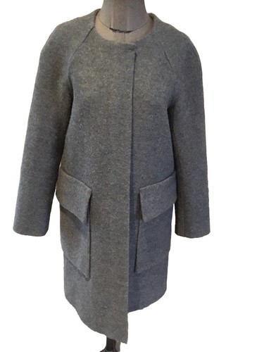 Très beau manteau laine gris - manteau,