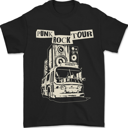 Shirt punk rock pour hommes - t-shirt,