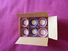 6 bougies dans coupelles