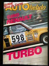 AUTO HEBDO 187 du 26/10/1979; Giro Renault Turbo/ Tour de Corse/ Lancia Delta