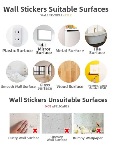 Autocollant mural pvc rose - autocollant,