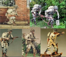 1:35 figurine résine lot 6