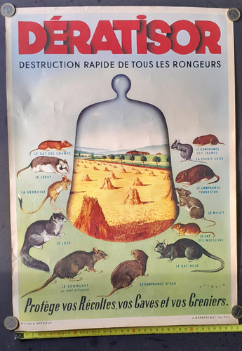 Affiche ancienne publicitaire - ,