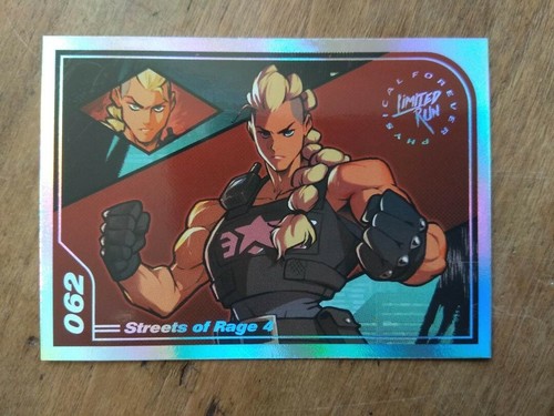 Limited run trading card - run,