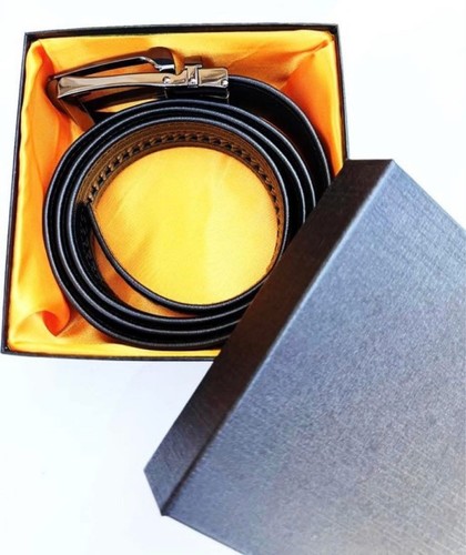 Ceinture cuir crocodile - en,