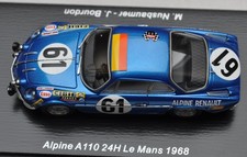Alpine A110 #61 Le Mans 1968 (Spark S6102 ) 1/43