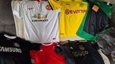 Lot de 4 maillots football ajax chelsea manchester united cameroun costa rica