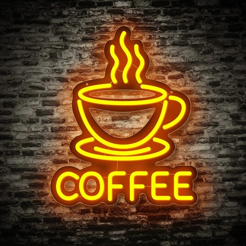 Enseigne néon coffee - néon,