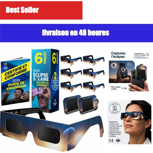 Lunettes eclipse solaire - lunettes,