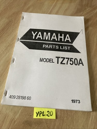 Yamaha tz750a tz750 liste - tz750a, a