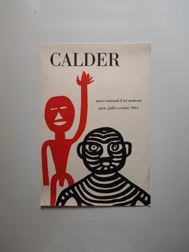 Calder affiche exposition 1965 - calder,