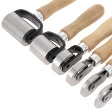 Rouleau acier - Roulette lisse pour presser le cuir - Vergez Blanchard