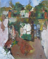 Philippe CARA COSTEA (1925-2006) HsT 1960 73x60cm École de Paris Jeune Peinture