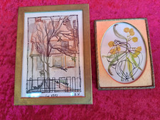 2 Beau, vieux Cadre, Art Nouveau - Photo ,Avec 2 Des Images