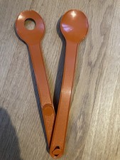 Tupperware vintage seventies Cuisine Ustensile Rétro  couverts à salade