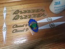 Breezer Cloud 9 1993 autocollant vinyle autocollants auto-collants  ・ー