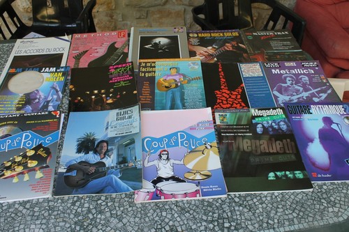 Lot méthodes de guitares - lot,