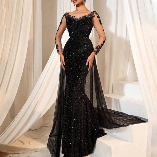 Robe sirène longue - longue, À