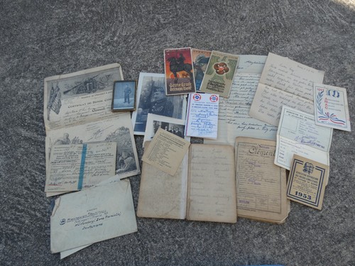 Lot document livret chasseur - document,