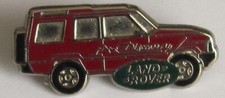 Pin's LAND ROVER DISCOVRY ROUGE Voiture 4x4  Vintage RARE#2/3