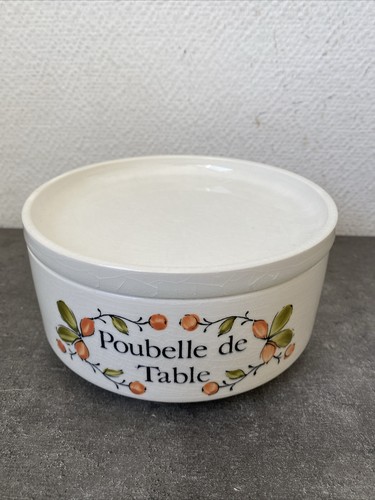 Ancienne poubelle table - de,