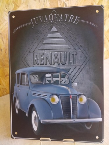 Plaque decorative renault - plaque,