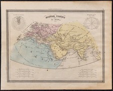 1860ca - Carte du Monde