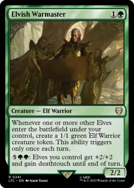 Magic mtg elvish warmaster - mtg,