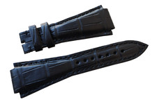 Bracelet En Alligator Noir