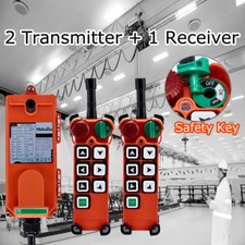 Grue de levage radio industrielle télécommande sans fil 2 émetteurs et récepteur