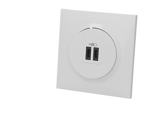 Prise double usb - double, type