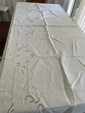 DENTELLE ANCIENNE - ART DE LA TABLE élégant chemin de table - fait main/7245V0