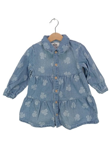 Disney robe fille jeans fleurs - robe,