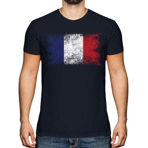 France drapeau délavé hommes - france,