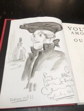 BD dédicacée - voltaire amoureux T1 - clément oubrerie
