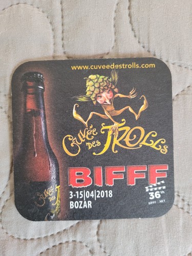 Sous bock bière belge cuvée - bock,