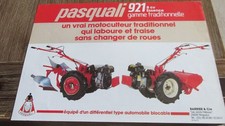Catalogue, Brochure, Prospectus  Tracteurs PASQUALI   - Motoculteurs 921