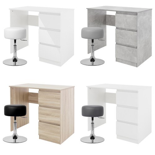 Bureau avec tiroirs meuble - avec, 3