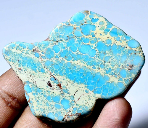 Naturel bleu crête turquoise - bleu,