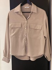 Chemise Femme Beige Fluide