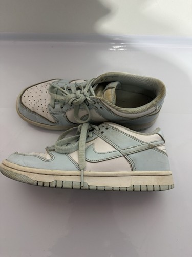 Nike dunk low bleu et - low, blanc