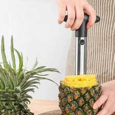 Éplucheur Trancheur Ananas Acier Inoxydable Coupe-Fruits Gadget Cuisine