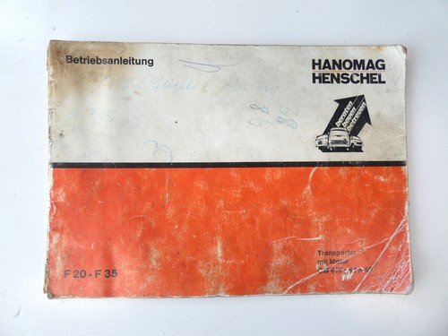 Hanomag henschel f20 - hanomag,