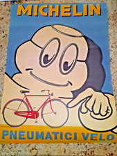 Affiche Michelin - Bibendum  " VELO" 66X48 environ