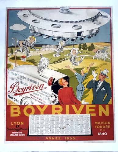 Affiche calendrier boyriven - affiche,